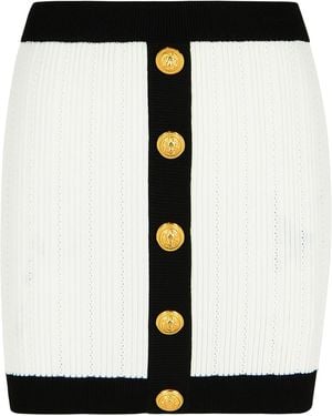 Balmain Mini Skirt - Black