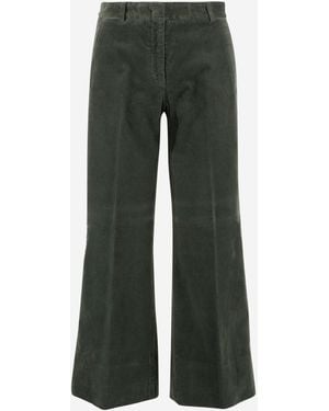 Ql2 Stretch Cotton Melody Trousers - Green