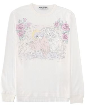 Our Legacy T Shirt Con Stampa - White