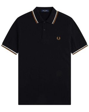 Fred Perry Polo With Logo - Black