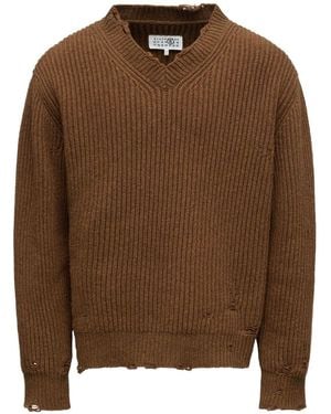 MM6 by Maison Martin Margiela Jumpers - Brown