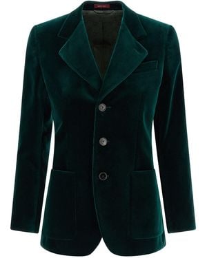 Gucci Velvet Blazer - Green