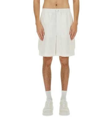 Gucci Cotton "Web" Shorts - White