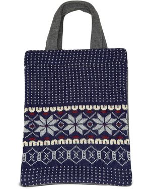 Comme des Garçons Gebreide Shopper - Zwart