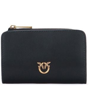 Pinko Mini Wallet Vitello Seta - Black