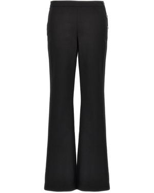 Courreges Oblique Tailored' Trousers - Black