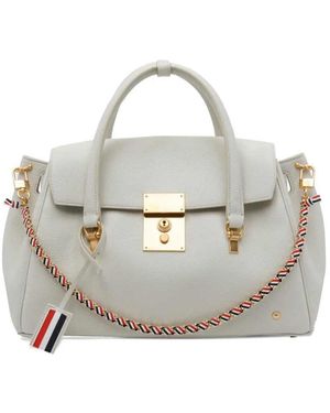 Thom Browne Bolton Tote Bag - White
