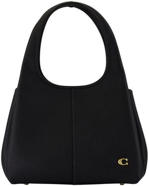COACH Lana Sac à bandoulière en cuir noir