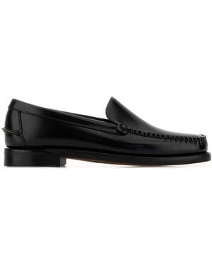 Sebago Leather Frank Loafers - Black