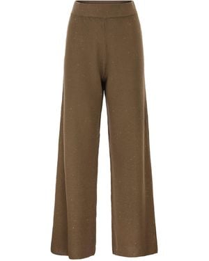 Fabiana Filippi Wide-Leg Trousers - Brown