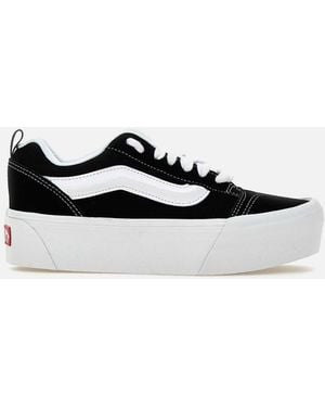 Vans Knu Skool -platform Black Sneakers - Wit