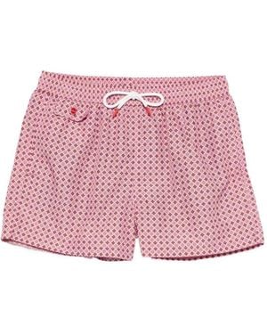 Kiton Badeanzug mit geometrischem Print von - Pink