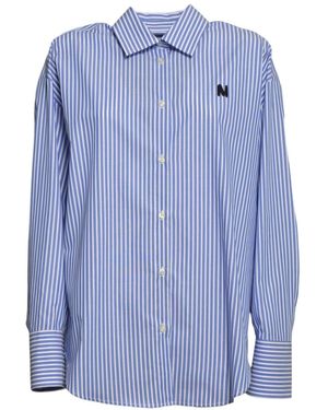 MSGM Shirts - Blau