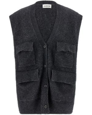 P.A.R.O.S.H. 'Lacoon' Vest - Schwarz