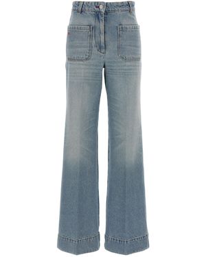 Victoria Beckham 'Alina' Jeans - Blau