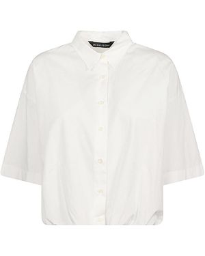 MIZUIRO Cotton Shirt - White