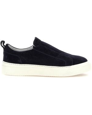 Kiton Slip-On Suede Trainers - Blue