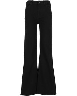 7 For All Mankind The Leggy Bootcut Soho Night - Black
