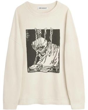 Our Legacy Nuestra sudadera holgada Legacy - Blanco