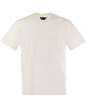 Vilebrequin Cotton T Shirt With Pocket - White
