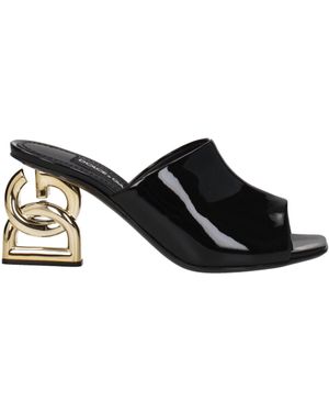 Dolce & Gabbana Sandals Donne Dipingono Dipinge - Nero