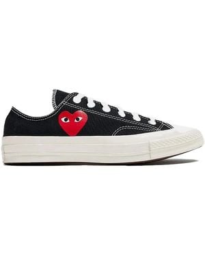 COMME DES GARÇONS PLAY X Converse Large Peeping Heart Chuck Taylor 70 Trainers - Multicolour
