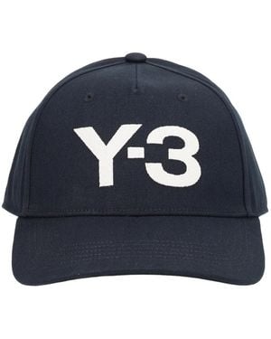 Y-3 Baseball Hat With Logo - Blue