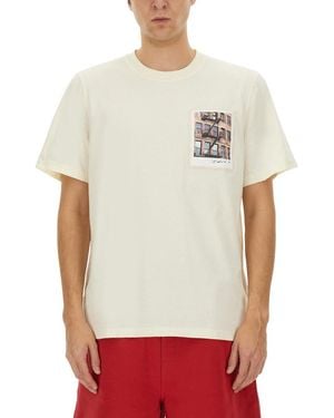 Helmut Lang "Postcard Building" T Shirt - White