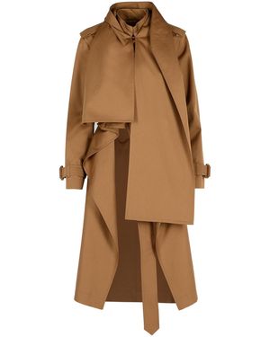 Burberry Brauner Baumwollschichtmantel
