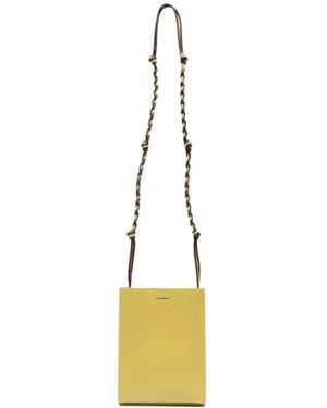 Jil Sander Tangle Woven Crossbody Bag - Metallic
