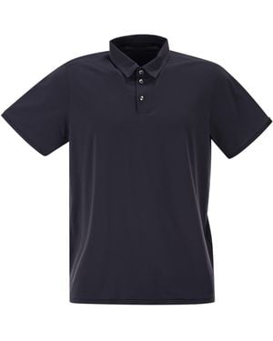 Rrd Stretch-Oxford-Poloshirt - Blau