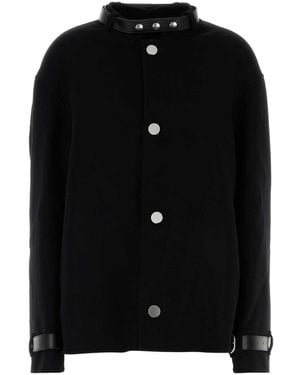 Jil Sander Cashmere Coat - Black