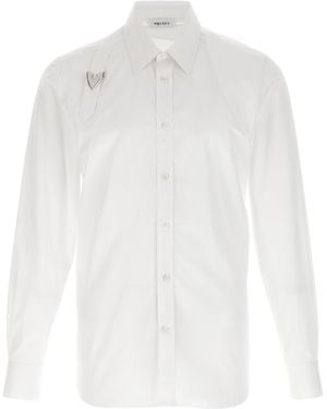 McQueen Harness' Arrow Shirt – - Weiß