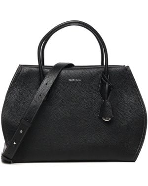 Coccinelle Large Black Cowskin Bag - Schwarz