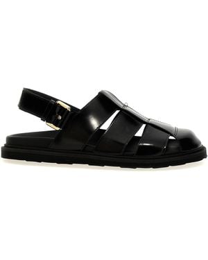 Moschino Ledersandalen - Schwarz