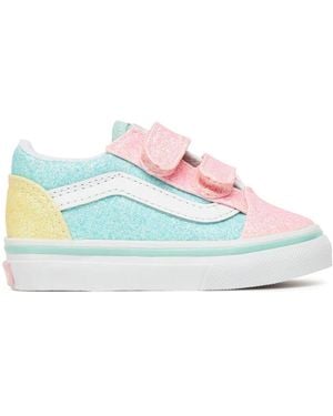 Vans "Old Skool Pastel Glitter" Trainer - Blue