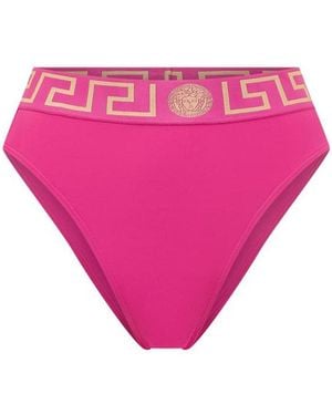 Versace Greca Medusa Bikini Bottoms - Pink
