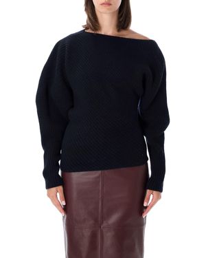 Alberta Ferretti Alberta Ferretti Asymmetric Jumper - Blue