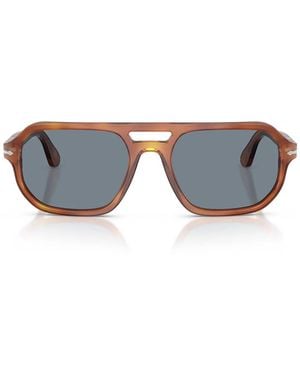 Persol Sonnenbrille Po3393 S 96/56 Guido Terra Di Siena/Blau Unisex - Grau
