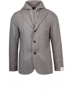 Eleventy Giacca Monopetto Grigia - Gray