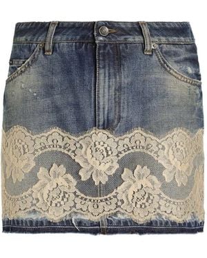 Dolce & Gabbana Mini Skirt - Blue