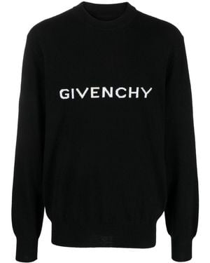 Givenchy Round-neck knitwear,schwarzer woll-crew-neck-pullover
