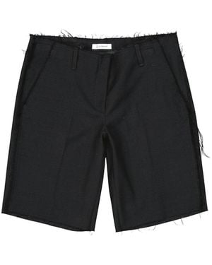 Dondup Virgin Wool Shorts - Nero