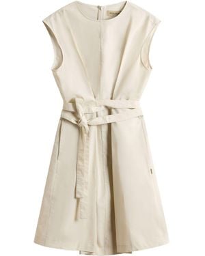 Woolrich Cotton Belted Dress - Natural