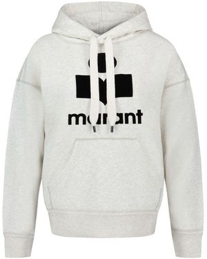 Isabel Marant Mansel Gz Sudadera Algodón Blanco - Gris