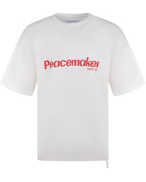Oamc Peacemaker Peacemaker Oamc T Shirt Made Of Cotton - White