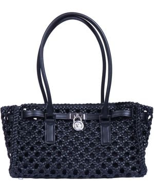 Michael Kors Sm Ew Shoulder Tote - Blue