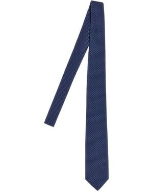 Barba Napoli Silk Tie - Blauw