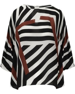 Max Mara Ovatte Cocoa Kaftan in Black | Lyst