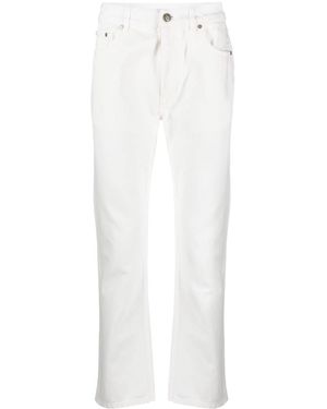 Palm Angels Jeans de mezclilla de algodón de - Blanco